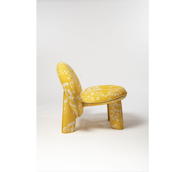 Крісло Dino жовте ARHIVE FABRIC SERGIY KOLOS ShishkaProject9